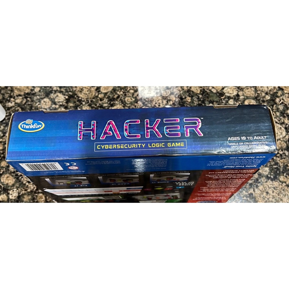 ThinkFun Hacker Cybersecurity Logic Game 120 Challenges STEM Coding Board Game - Picture 3 of 3